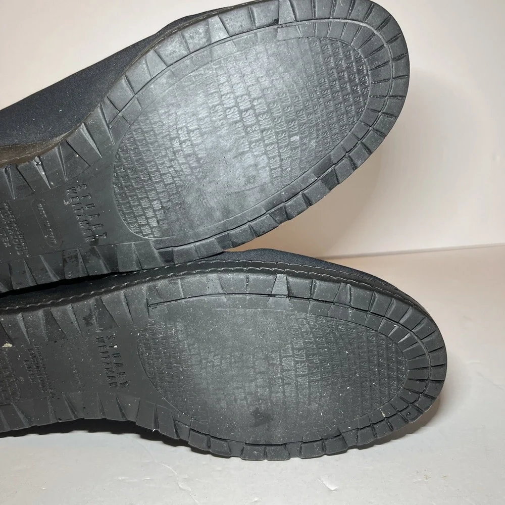 STUART WEITZMAN  Black Women's Slip Ons Slides QUALITY SZ 8W